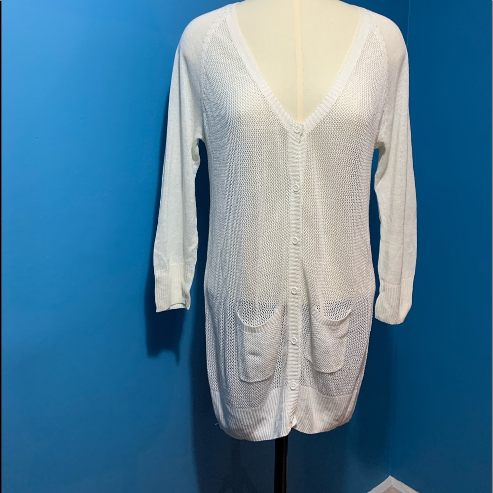 V neck cardigan